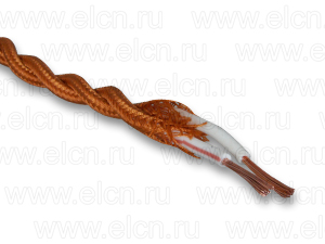 КГВОС 2х2,5 (до +70град.С) "Ретро" бронзовый